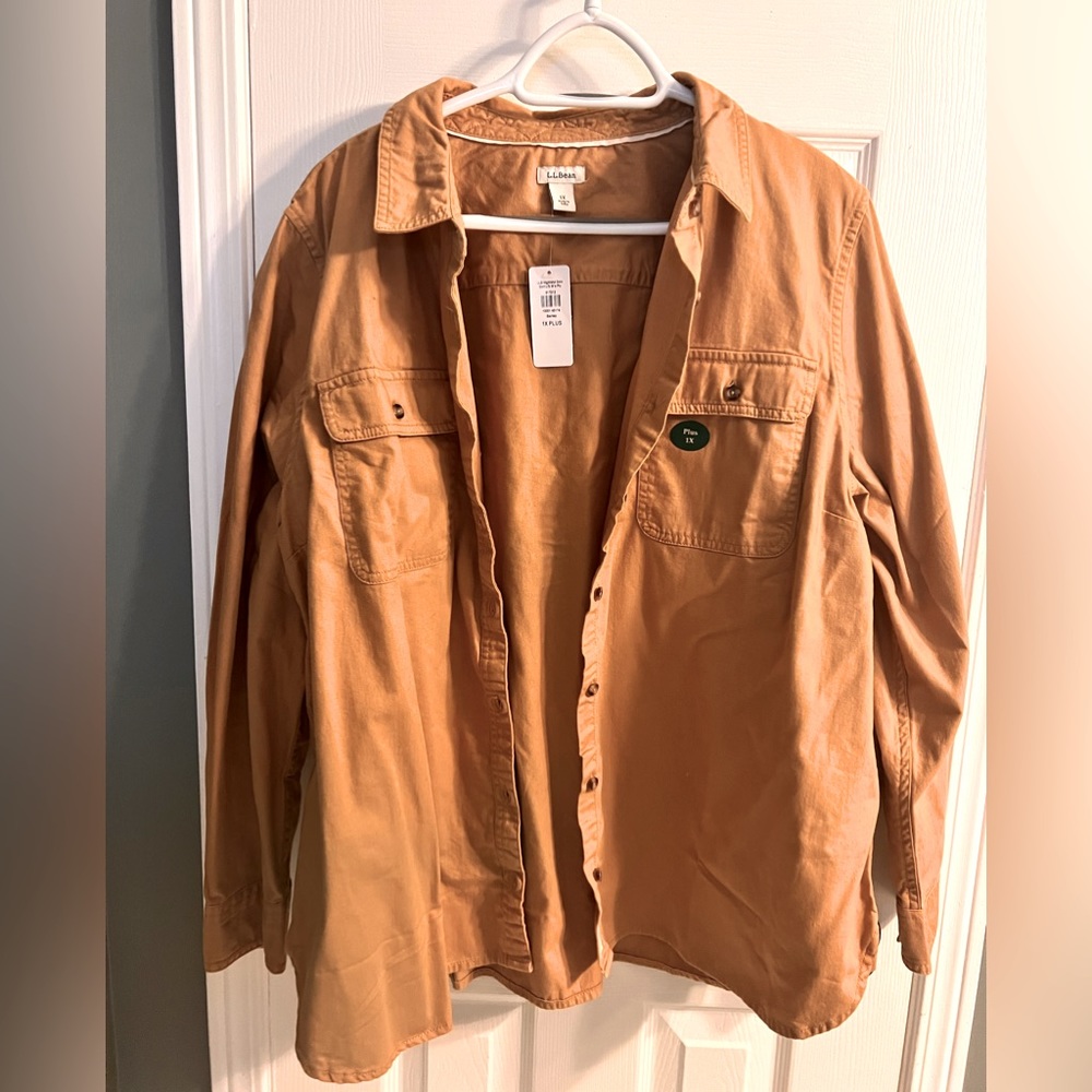 LL Bean button up shirt